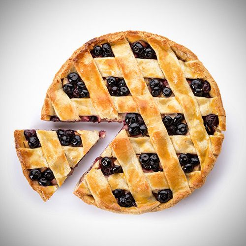 Planning-for-Succession-feature - A blueberry pie with 1 slice cut out and slid away from the whole.